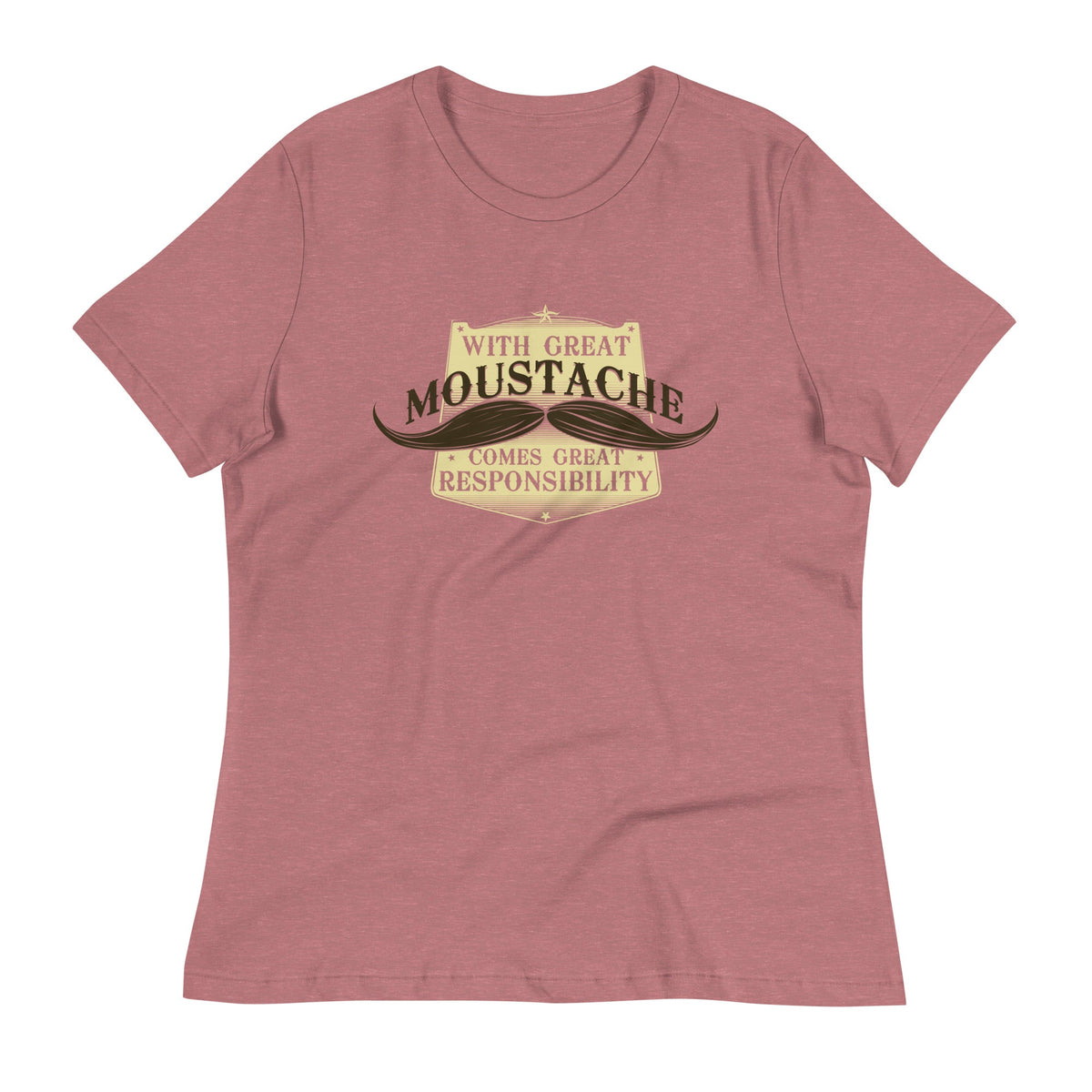 With Great Moustache Women's Signature Tee product image 4