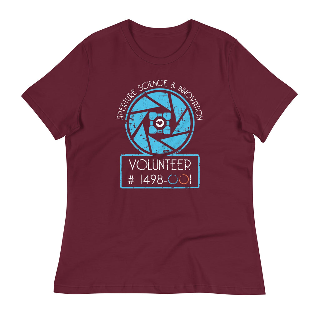 Aperture Science Volunteer Women's Signature Tee product image 4