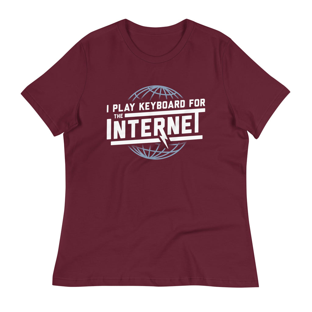 I Play Keyboard For The Internet Women's Signature Tee product image 5