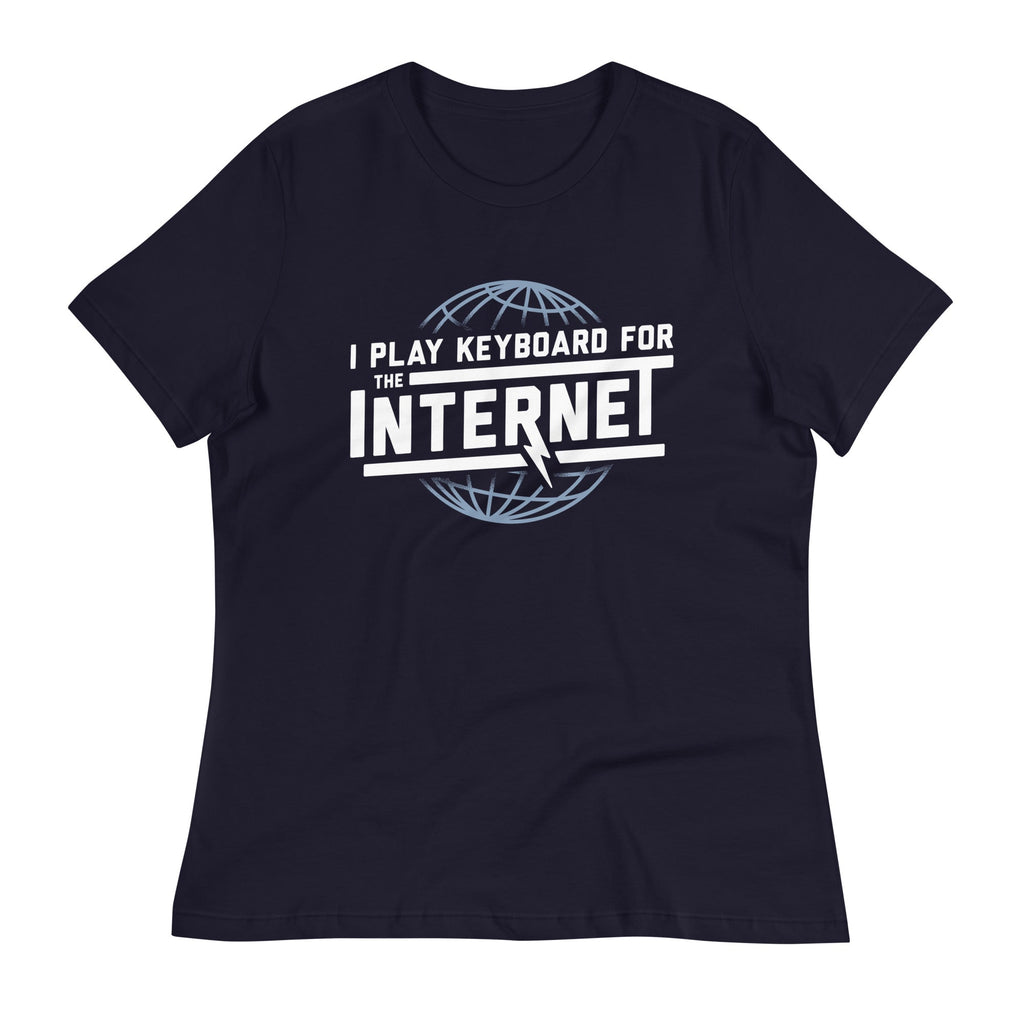 I Play Keyboard For The Internet Women's Signature Tee product image 1