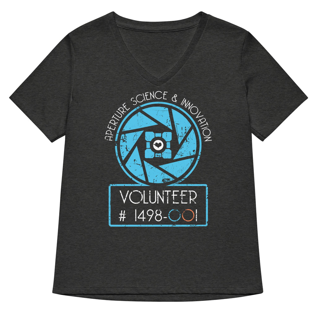 Aperture Science Volunteer Women's V-Neck Tee product image 2