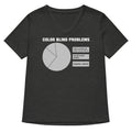 Color Blind Problems Women's V-Neck Tee product image 1