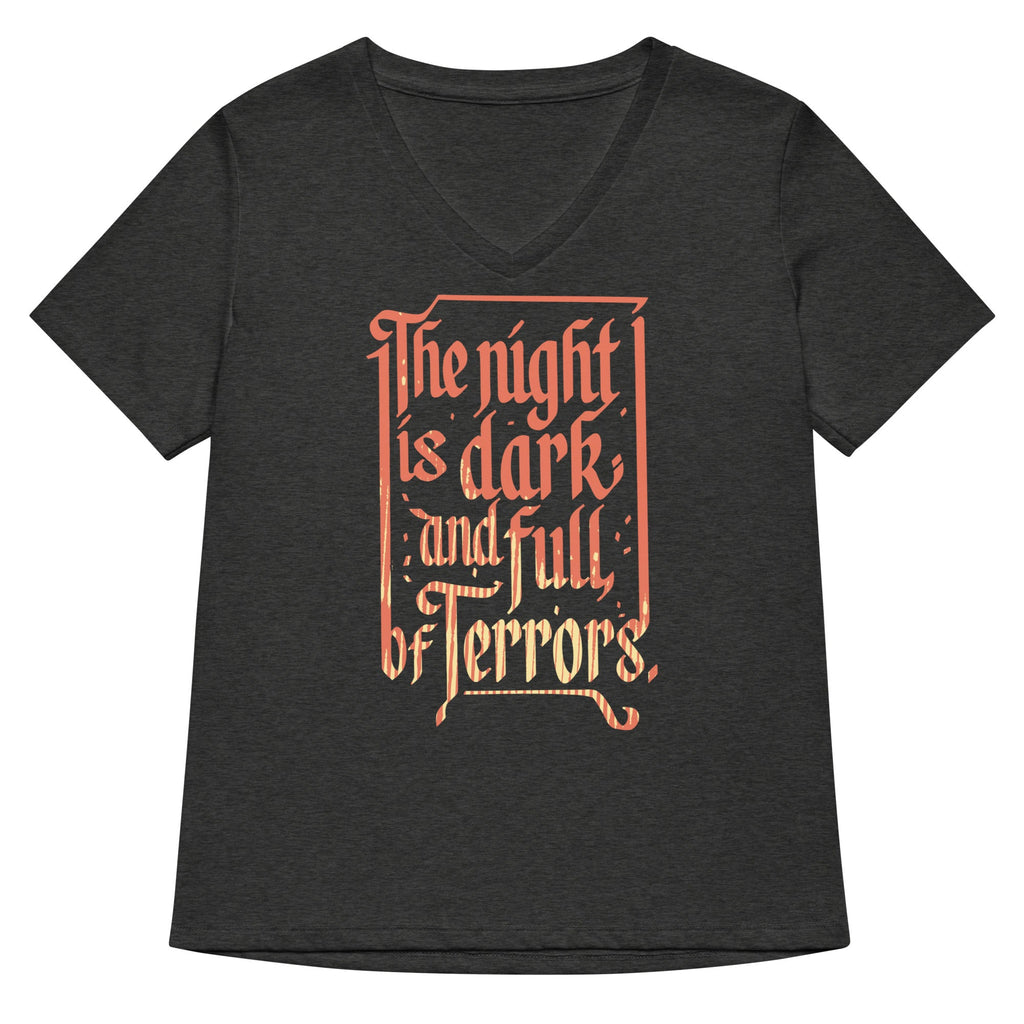 The Night Is Dark And Full Of Terrors Women's V-Neck Tee product image 2