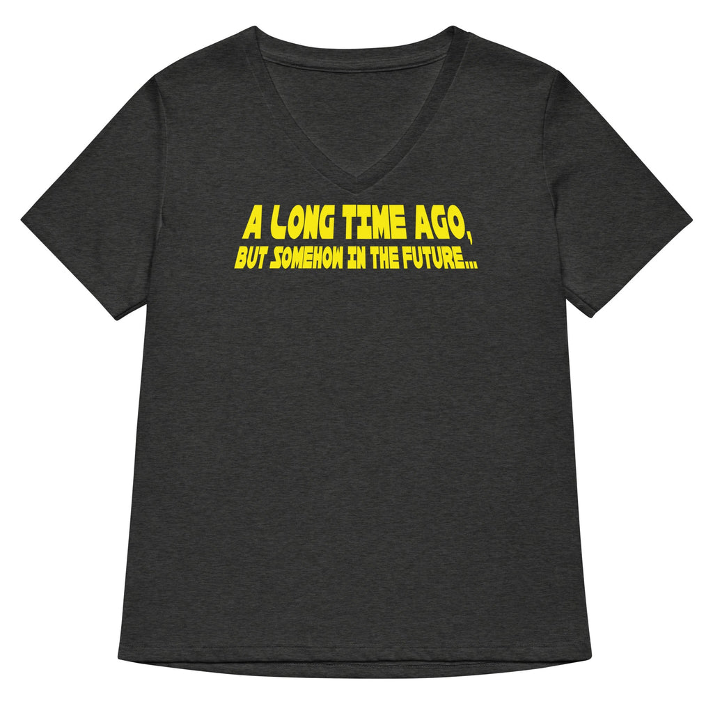 A Long Time Ago, But Somehow In The Future Women's V-Neck product image 2
