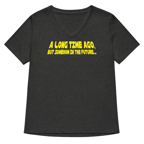 A Long Time Ago, But Somehow In The Future Women's V-Neck product image 2