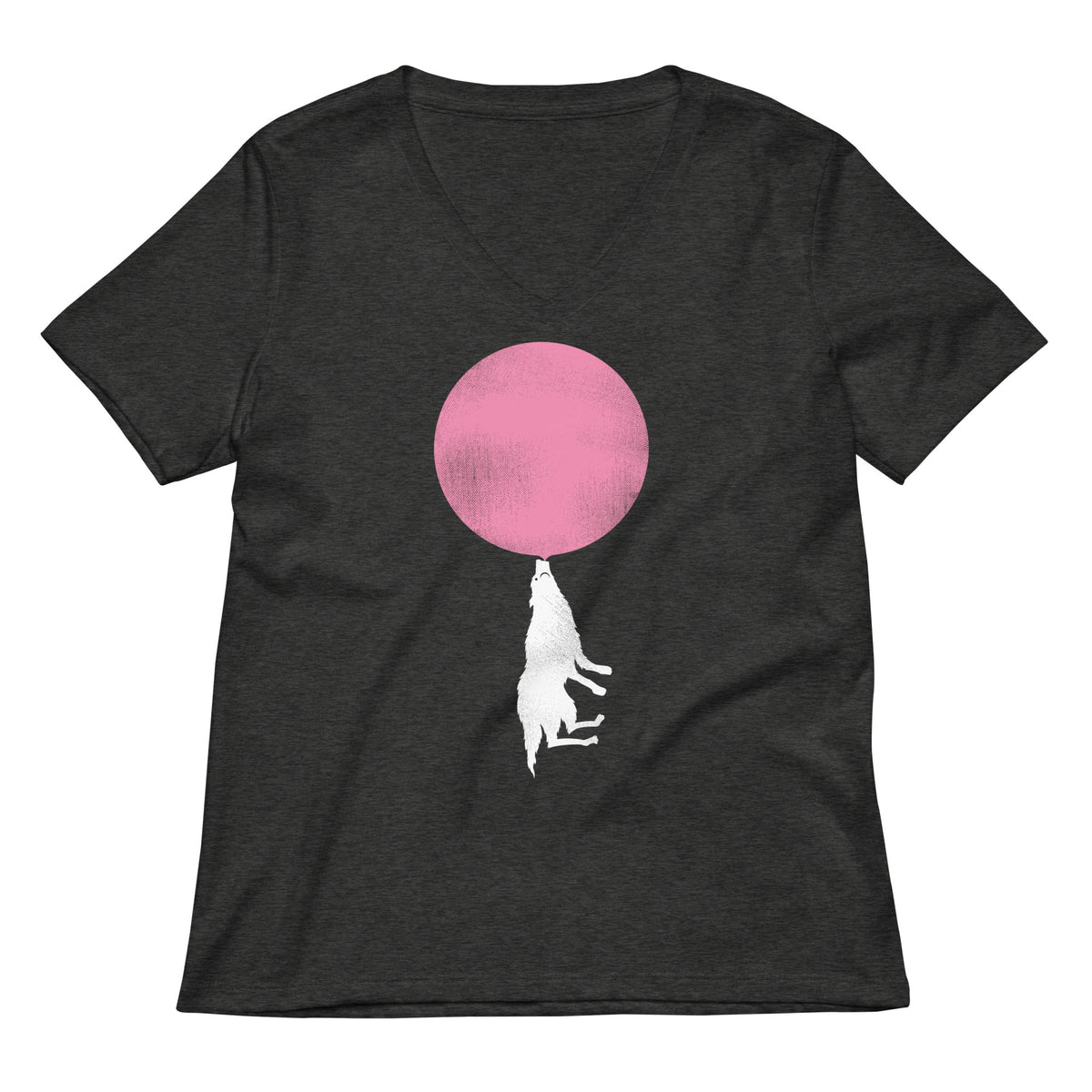 Bubble Moon Women's V-Neck Tee product image 3