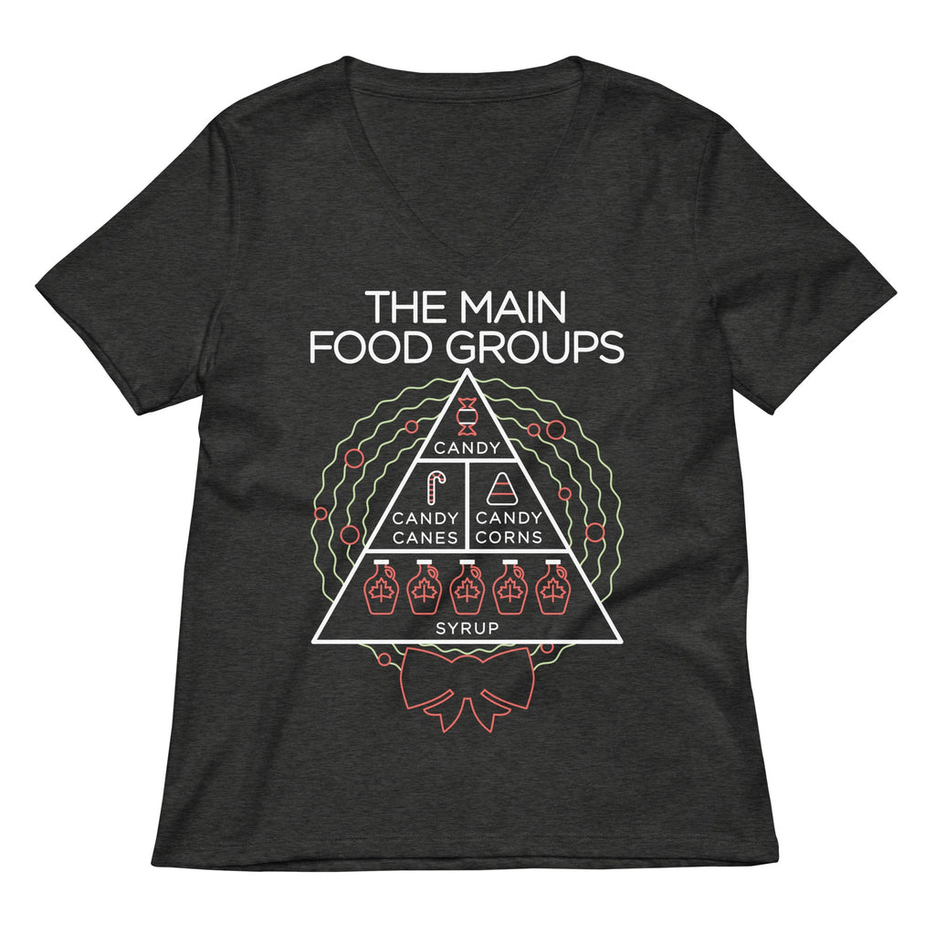 The Main Food Groups Women's V-Neck Tee product image 6