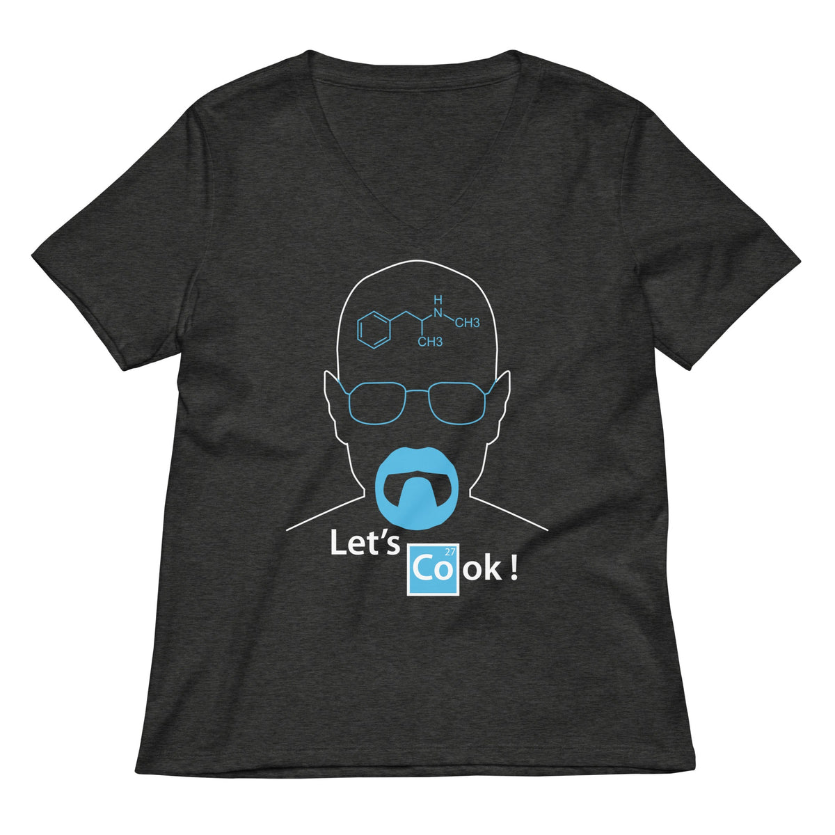 Let's Cook Women's V-Neck Tee product image 3
