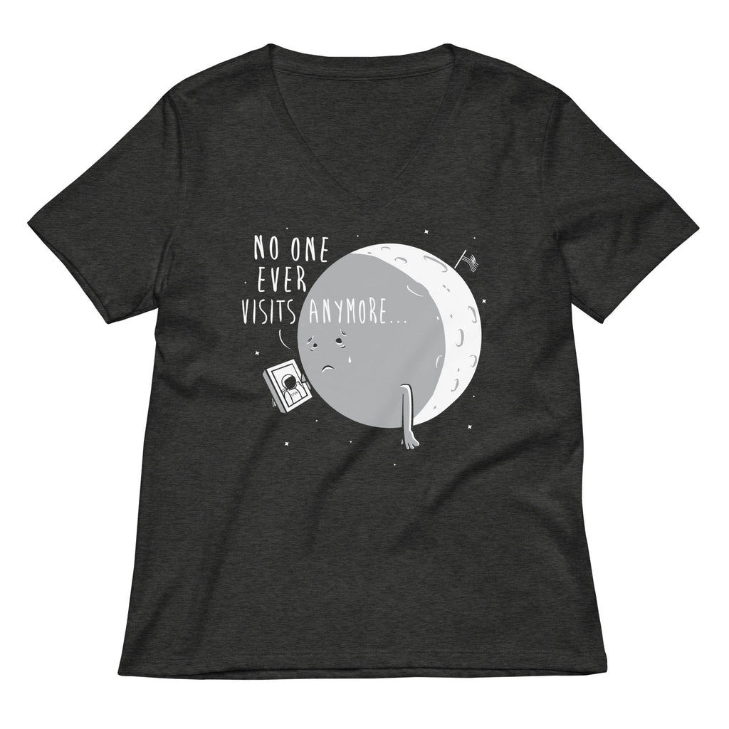 No One Ever Visits Anymore Women's V-Neck Tee product image 2