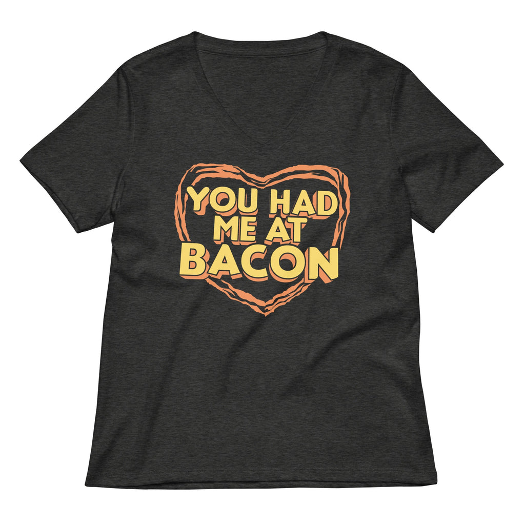 You Had Me At Bacon Women's V-Neck Tee product image 3