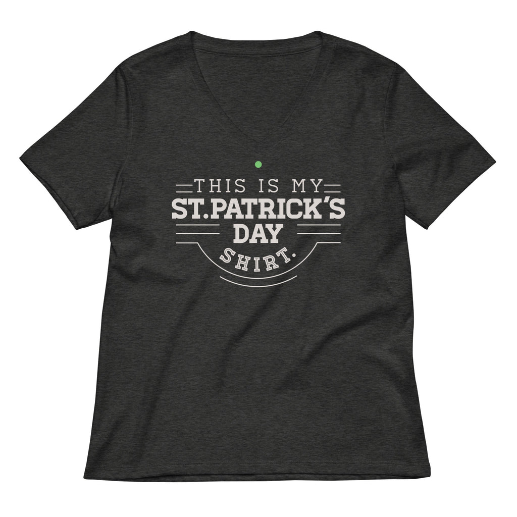 This Is My St. Patrick's Day Shirt Women's V-Neck Tee product image 3