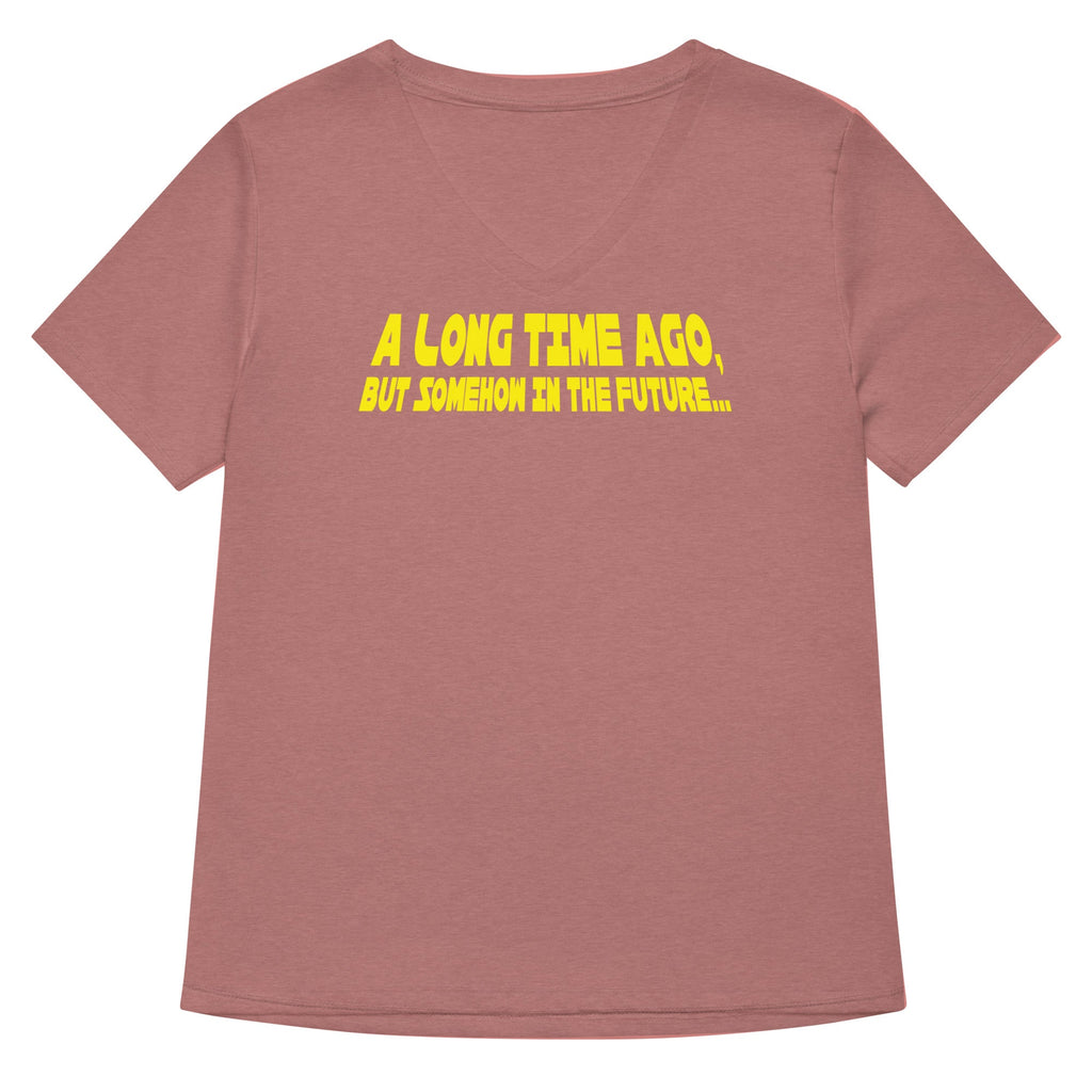 A Long Time Ago, But Somehow In The Future Women's V-Neck product image 5