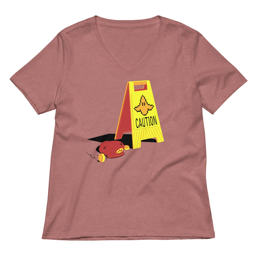 Caution Banana Women's V-Neck Tee product image 2