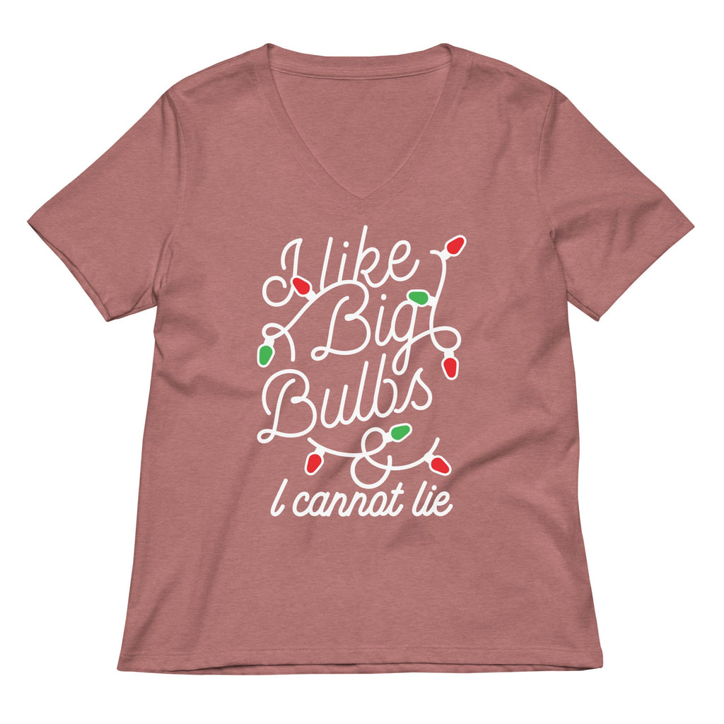I Like Big Bulbs & I Cannot Lie Women's V-Neck Tee product image 5