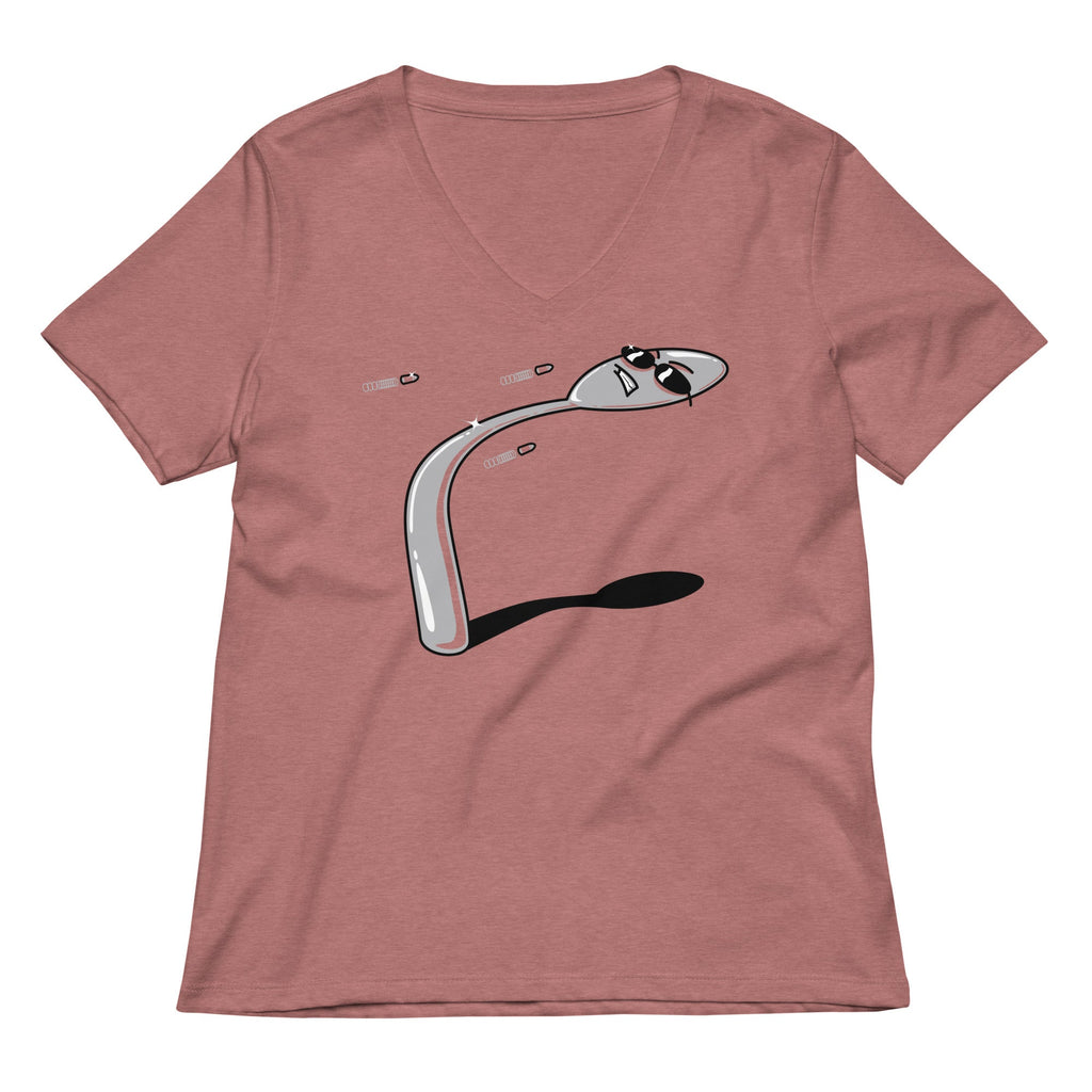 There Is No Spoon Women's V-Neck Tee product image 2