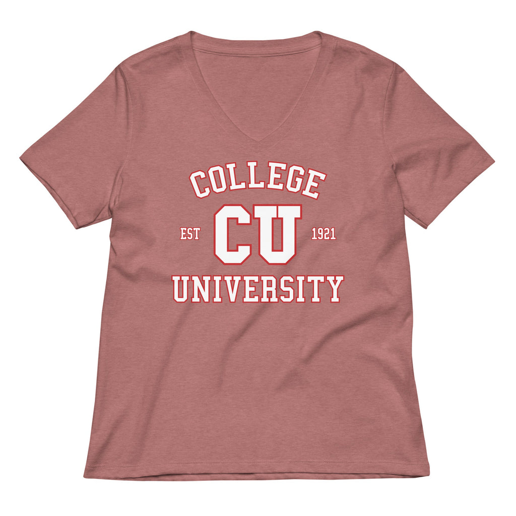 College University Women's V-Neck Tee product image 5