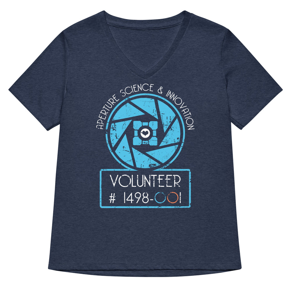 Aperture Science Volunteer Women's V-Neck Tee product image 3