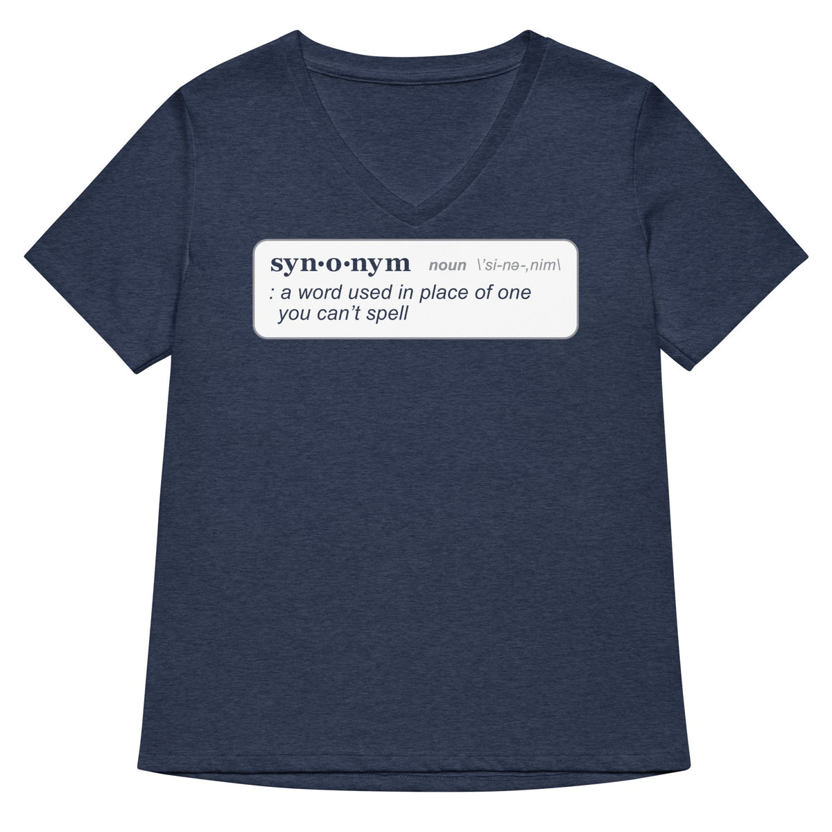 Synonym Definition Women's V-Neck Tee product image 2