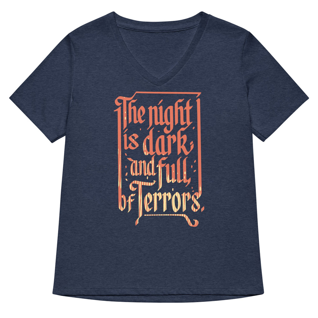 The Night Is Dark And Full Of Terrors Women's V-Neck Tee product image 1