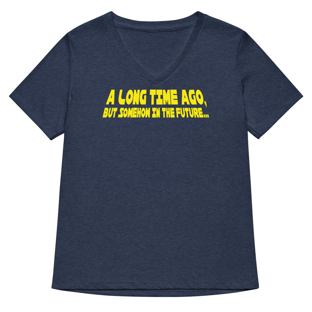 A Long Time Ago, But Somehow In The Future Women's V-Neck product image 1