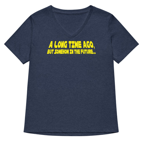 A Long Time Ago, But Somehow In The Future Women's V-Neck product image 1