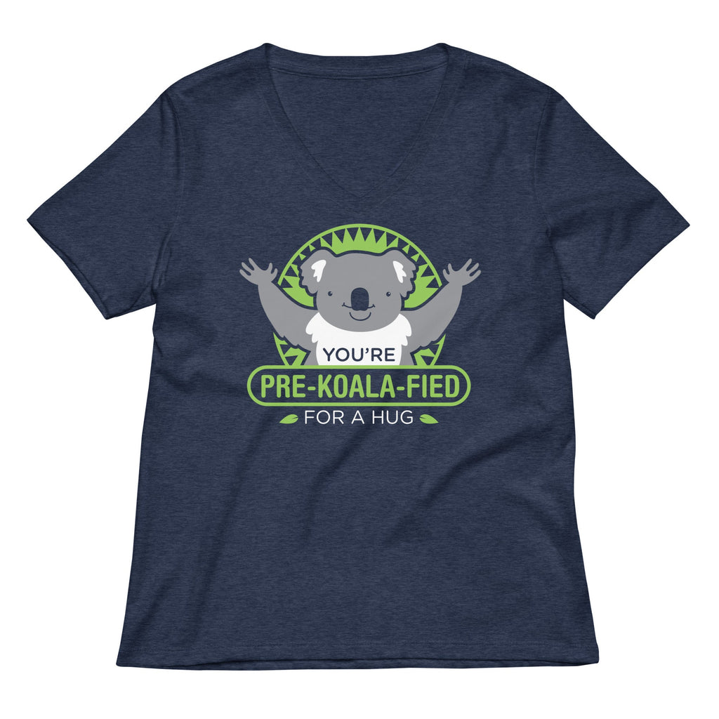 You're Pre-Koala-Fied For A Hug Women's V-Neck Tee product image 3