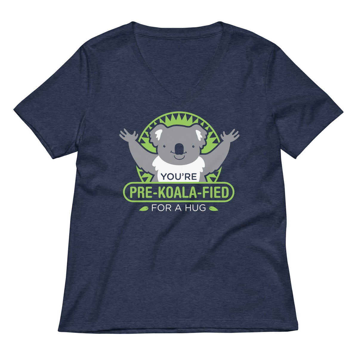 You're Pre-Koala-Fied For A Hug Women's V-Neck Tee product image 3