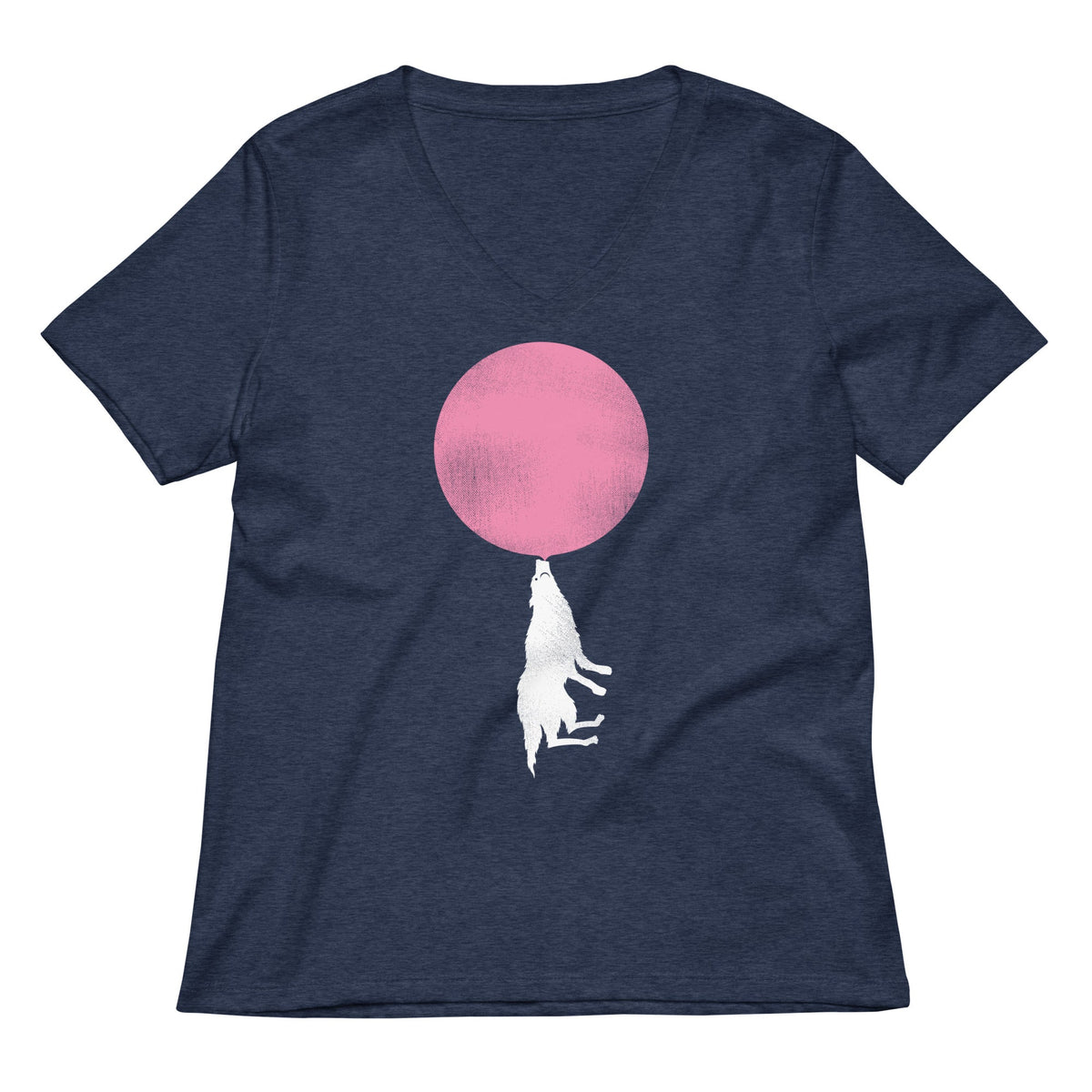Bubble Moon Women's V-Neck Tee product image 1