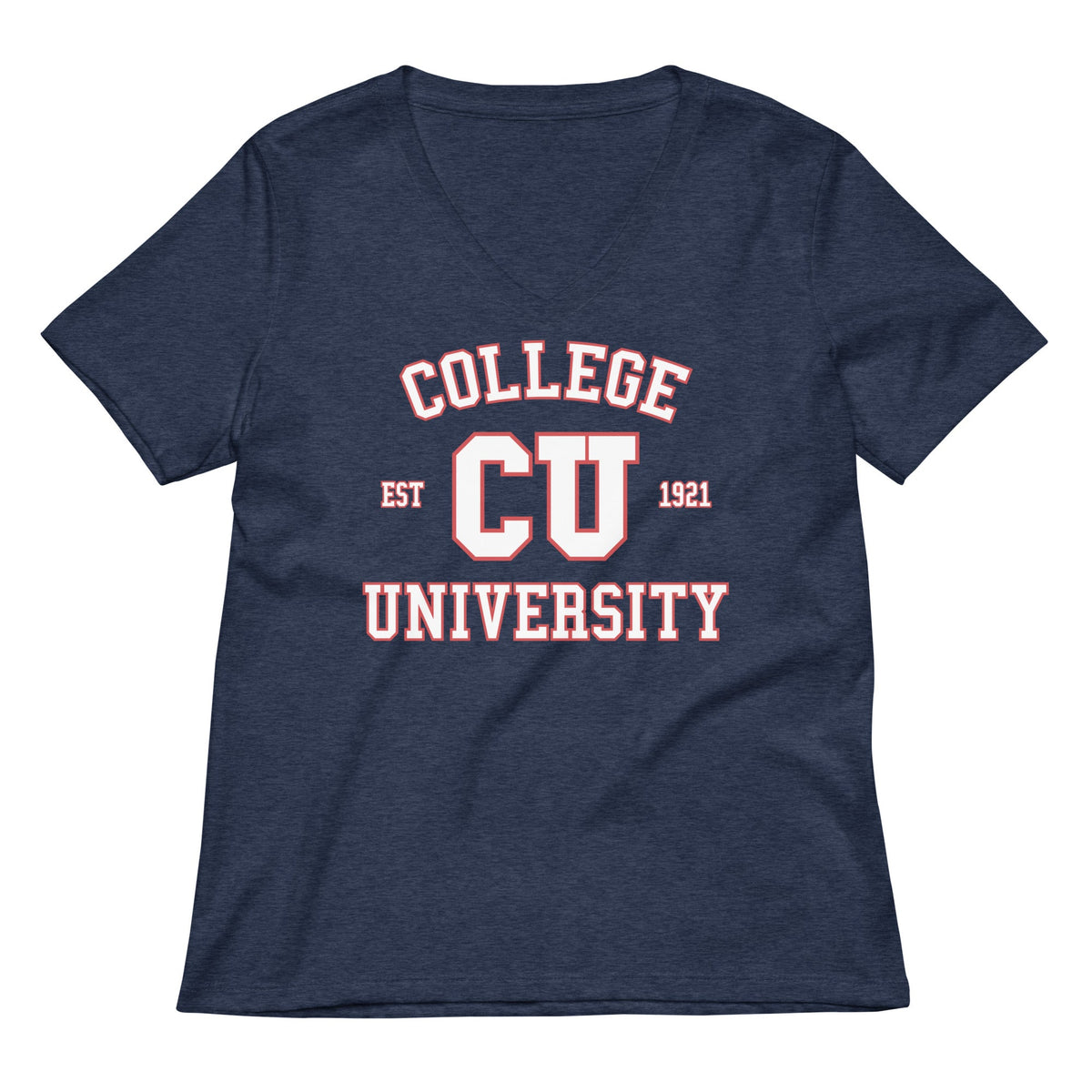College University Women's V-Neck Tee product image 2