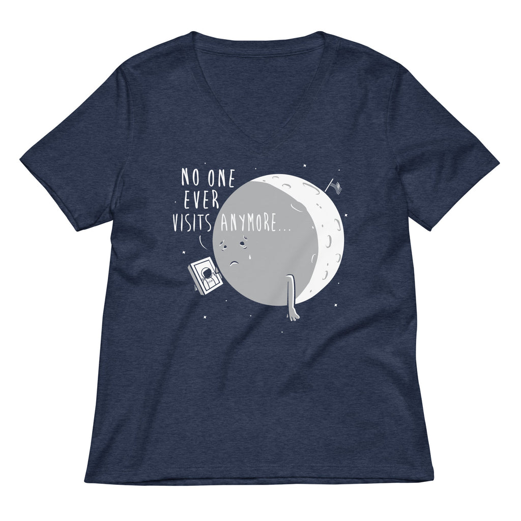 No One Ever Visits Anymore Women's V-Neck Tee product image 3