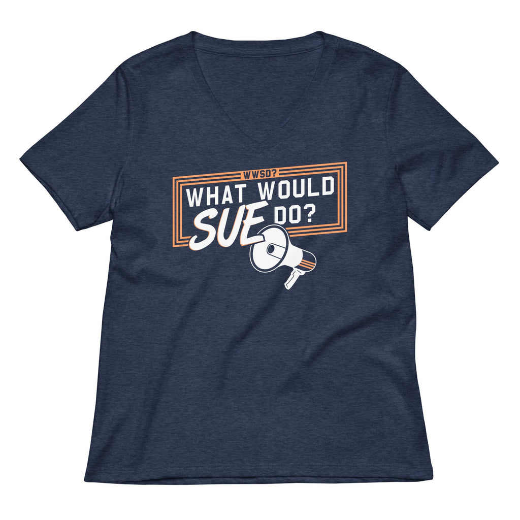 What Would Sue Do? Women's V-Neck Tee product image 1