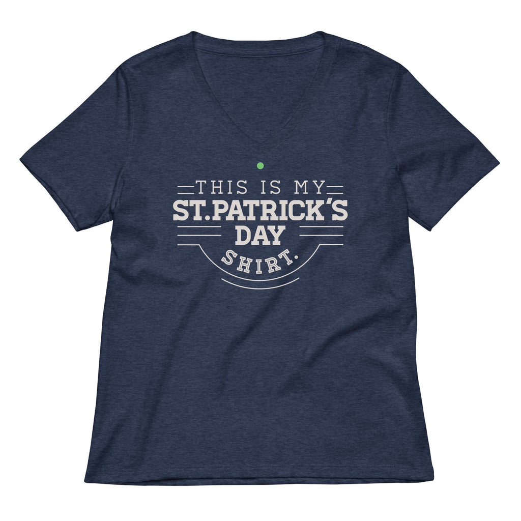 This Is My St. Patrick's Day Shirt Women's V-Neck Tee product image 2