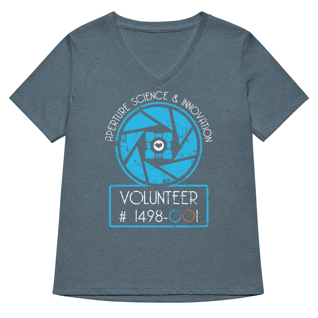 Aperture Science Volunteer Women's V-Neck Tee product image 4