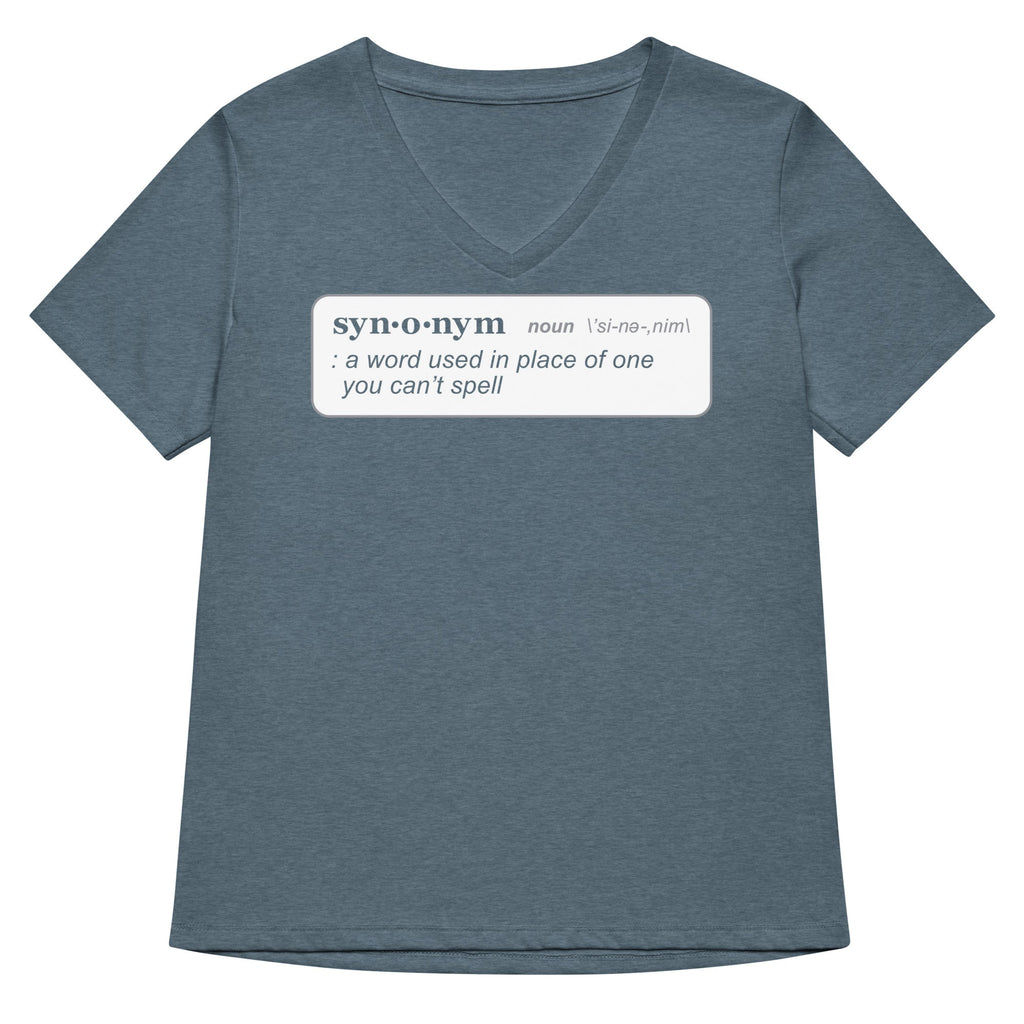 Synonym Definition Women's V-Neck Tee product image 4