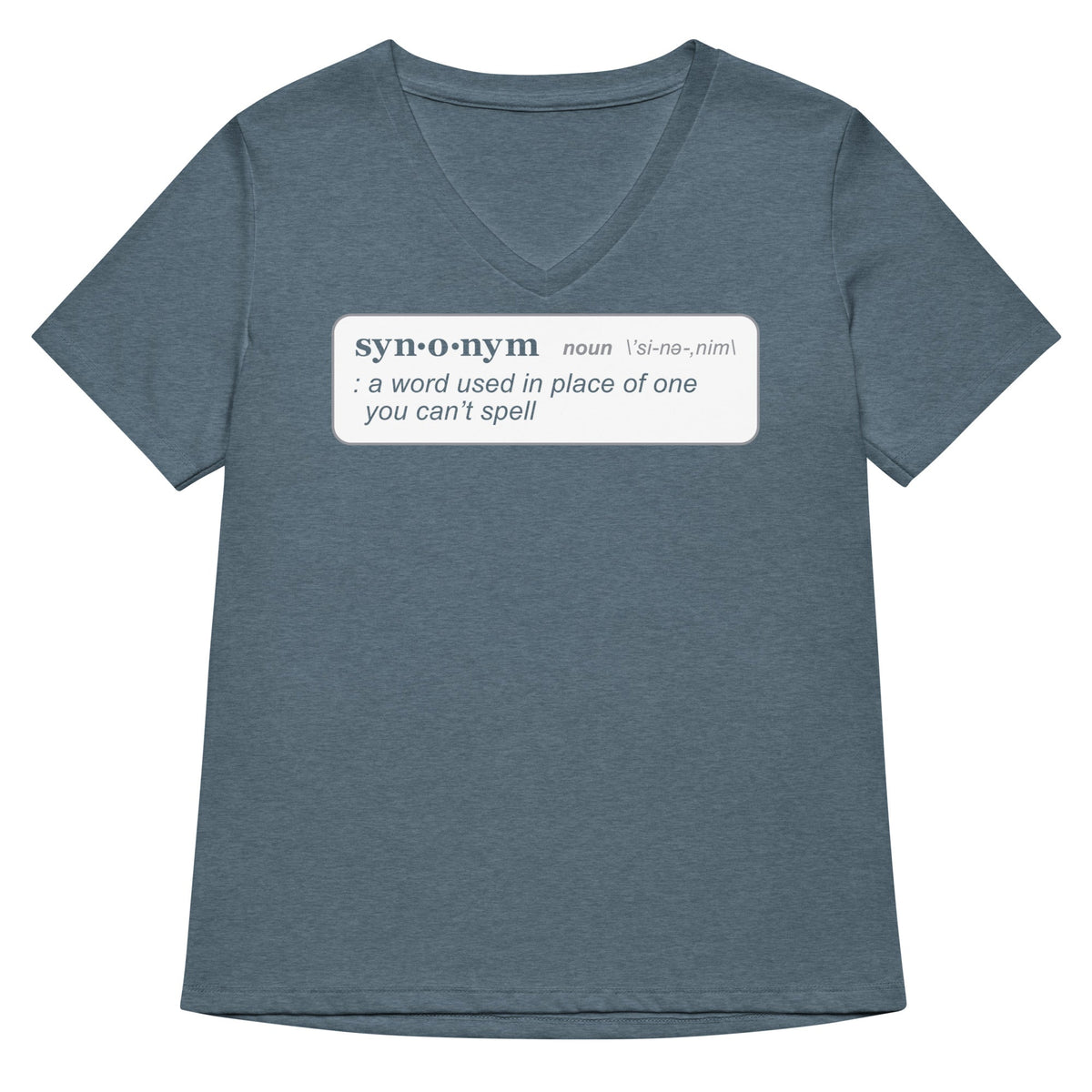 Synonym Definition Women's V-Neck Tee product image 4