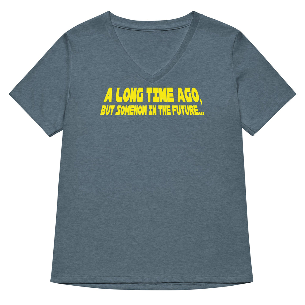 A Long Time Ago, But Somehow In The Future Women's V-Neck product image 4