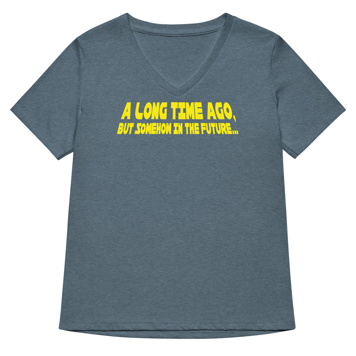 A Long Time Ago, But Somehow In The Future Women's V-Neck product image 4