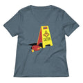 Caution Banana Women's V-Neck Tee product image 1