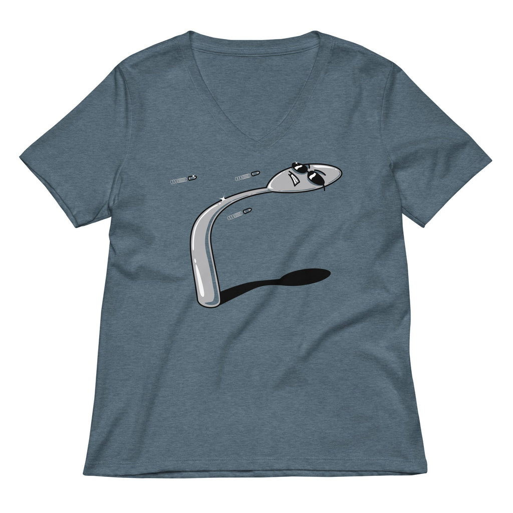 There Is No Spoon Women's V-Neck Tee product image 1