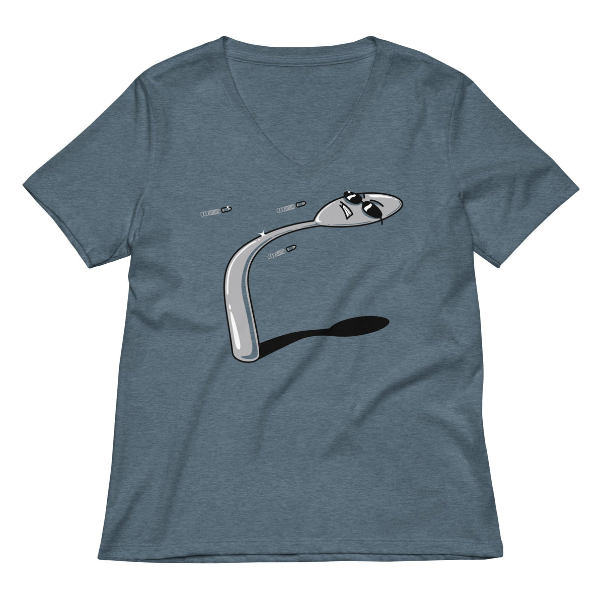 There Is No Spoon Women's V-Neck Tee product image 1