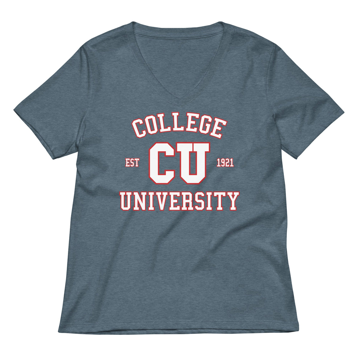 College University Women's V-Neck Tee product image 4