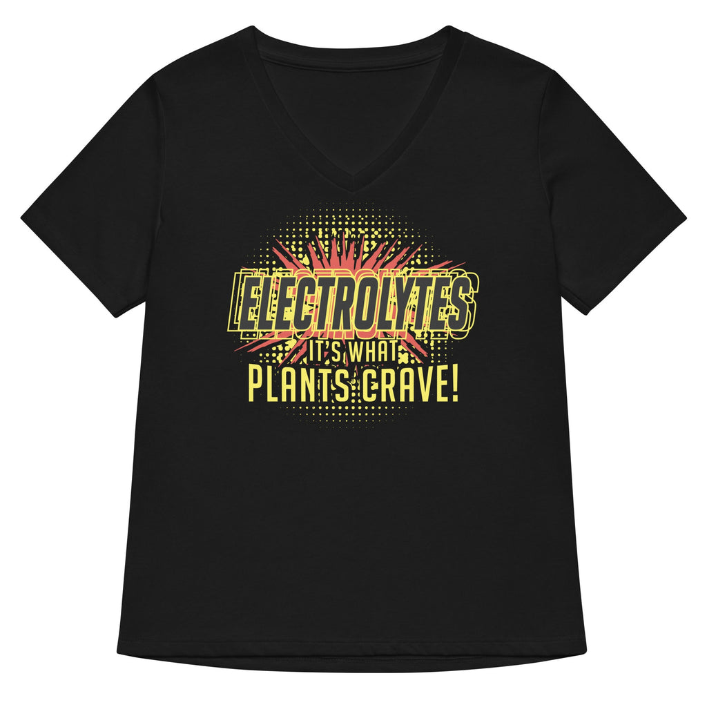 Electrolytes, It's What Plants Crave! Women's V-Neck Tee product image 2