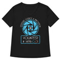 Aperture Science Volunteer Women's V-Neck Tee product image 1