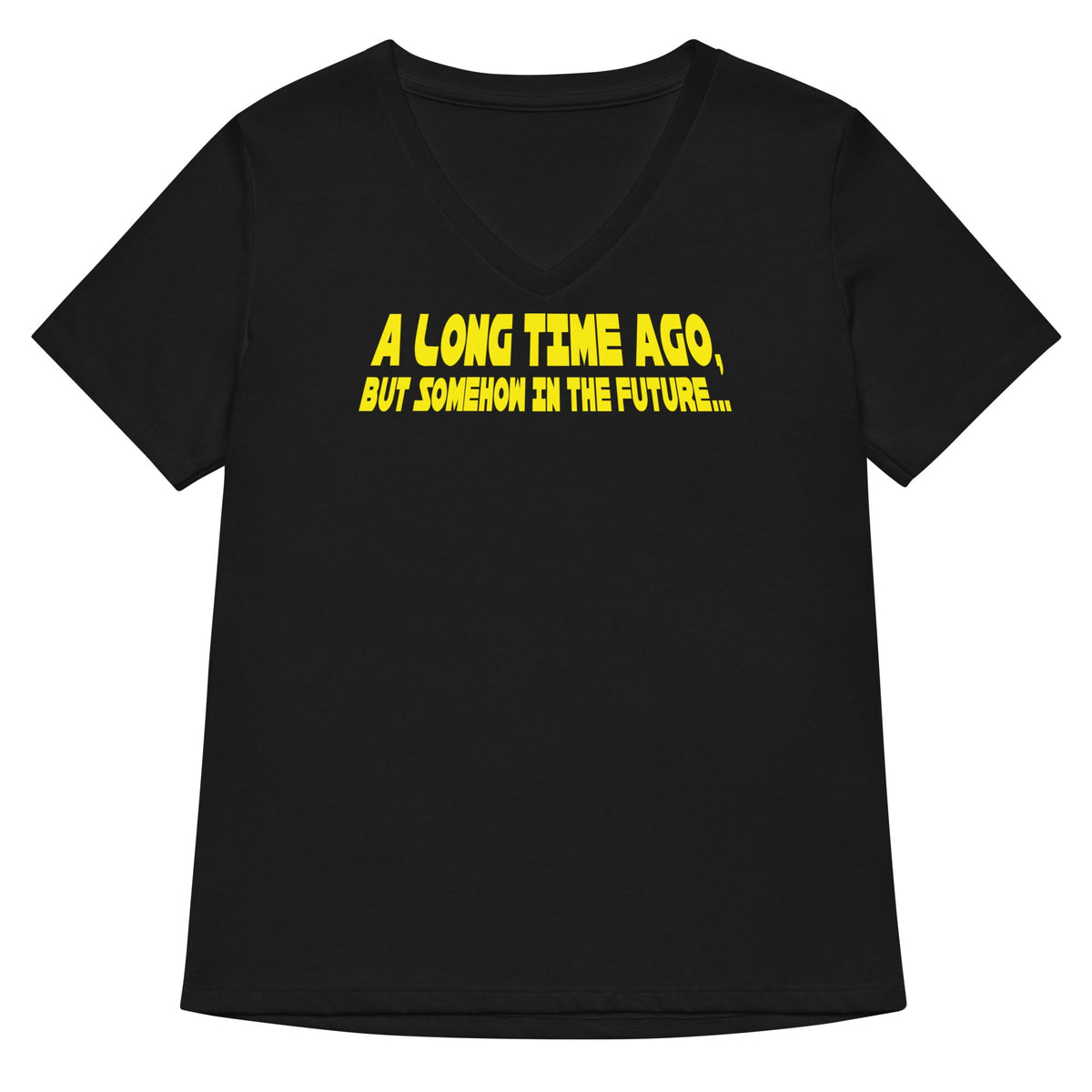 A Long Time Ago, But Somehow In The Future Women's V-Neck product image 3