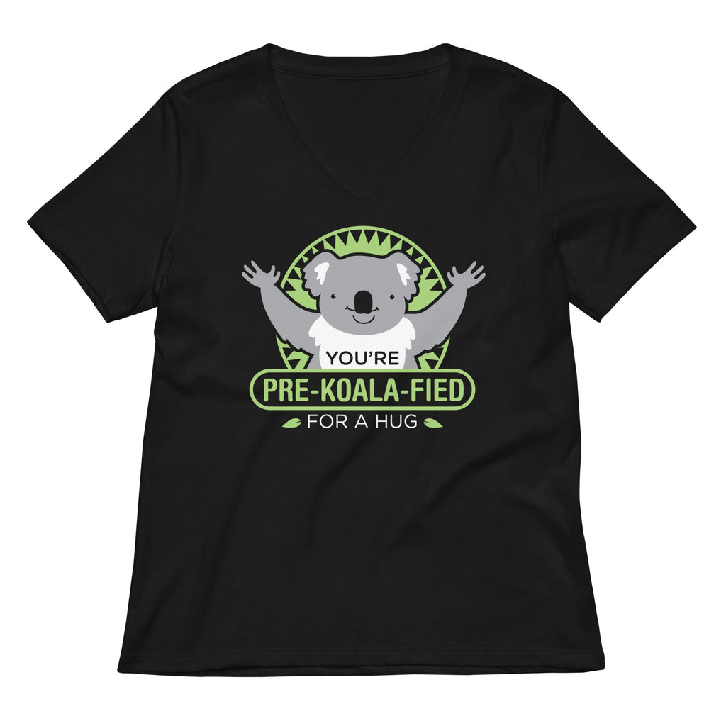 You're Pre-Koala-Fied For A Hug Women's V-Neck Tee product image 1