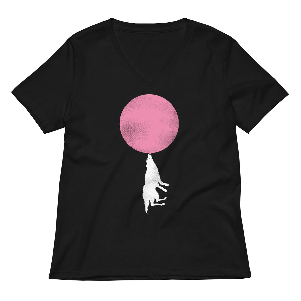 Bubble Moon Women's V-Neck Tee product image 2