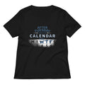After Tuesday Even The Calendar Says WTF Women's V-Neck Tee product image 1