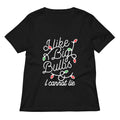 I Like Big Bulbs & I Cannot Lie Women's V-Neck Tee product image 1