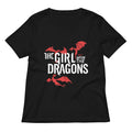 The Girl With Dragons Women's V-Neck Tee product image 1