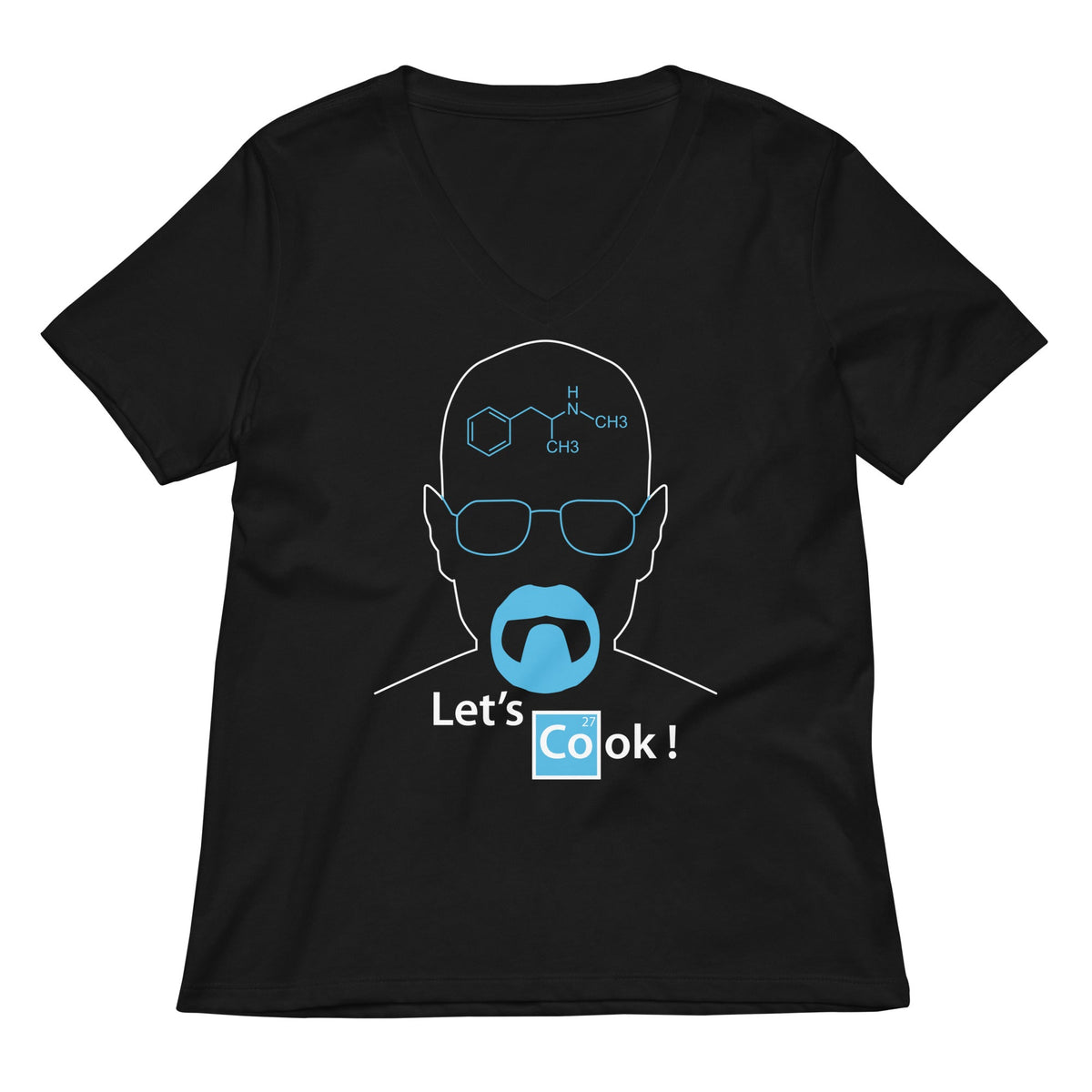 Let's Cook Women's V-Neck Tee product image 1